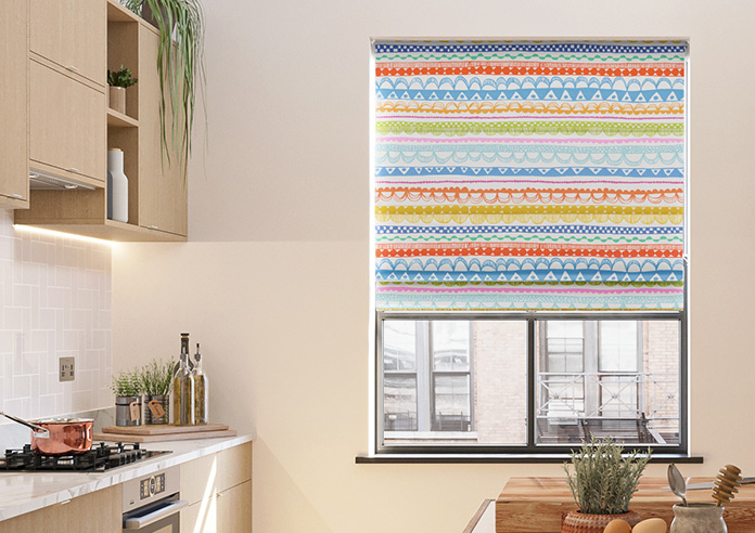 Bohemian, Brights - Motorised Roman Blind - Image 3